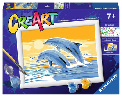 Ravensburger Creart Painting su canzoni allegri delfini