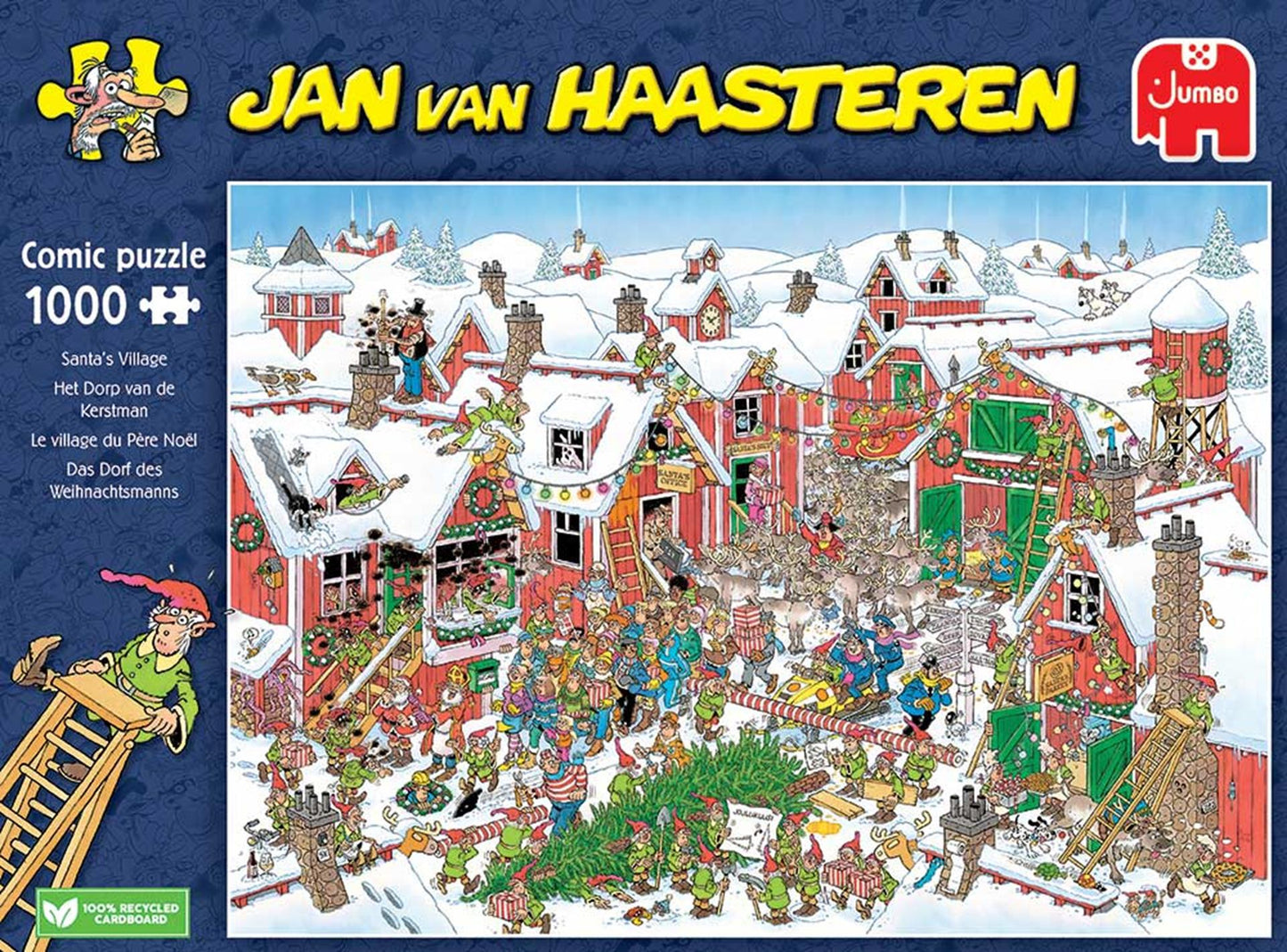 Jumbo jvh puzzel santa's village 1000pcs