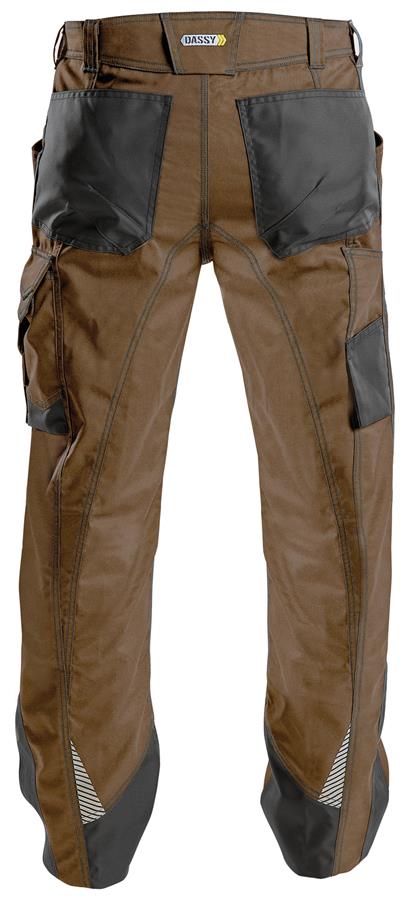 Pantaloni Dassy spettro marrone grigio 50