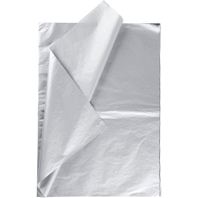 Creative Company Tissue Paper Silver 6 Fogli 14 Gr, 50x70cm
