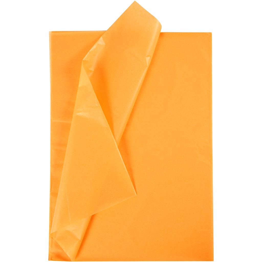 Papel de seda Creativ company, hoja 50x70 cm, 17 gr, amarillo, 25 hojas 1 caja