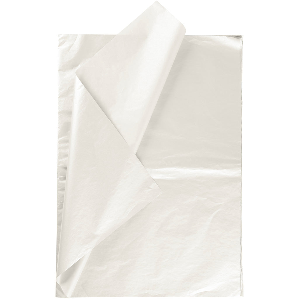 Papel de seda Creativ company, hoja 50x70 cm, 17 gr, nácar, 25 hojas 1 caja