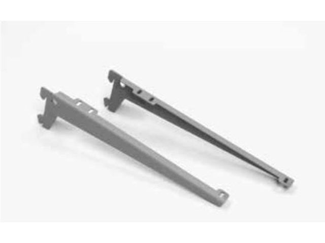 Reggipiano convertito per scaffale Fastrider nero l380 mm (set l+r)