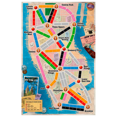 Asmodee ticket to ride new york bordspel