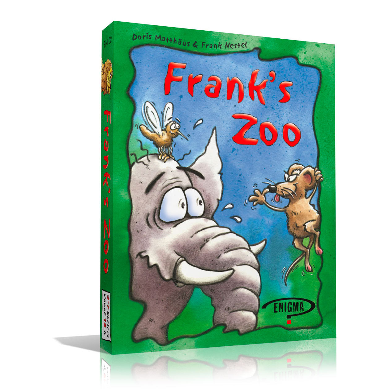 Juego de cartas de zoológico de Asmodee Franks
