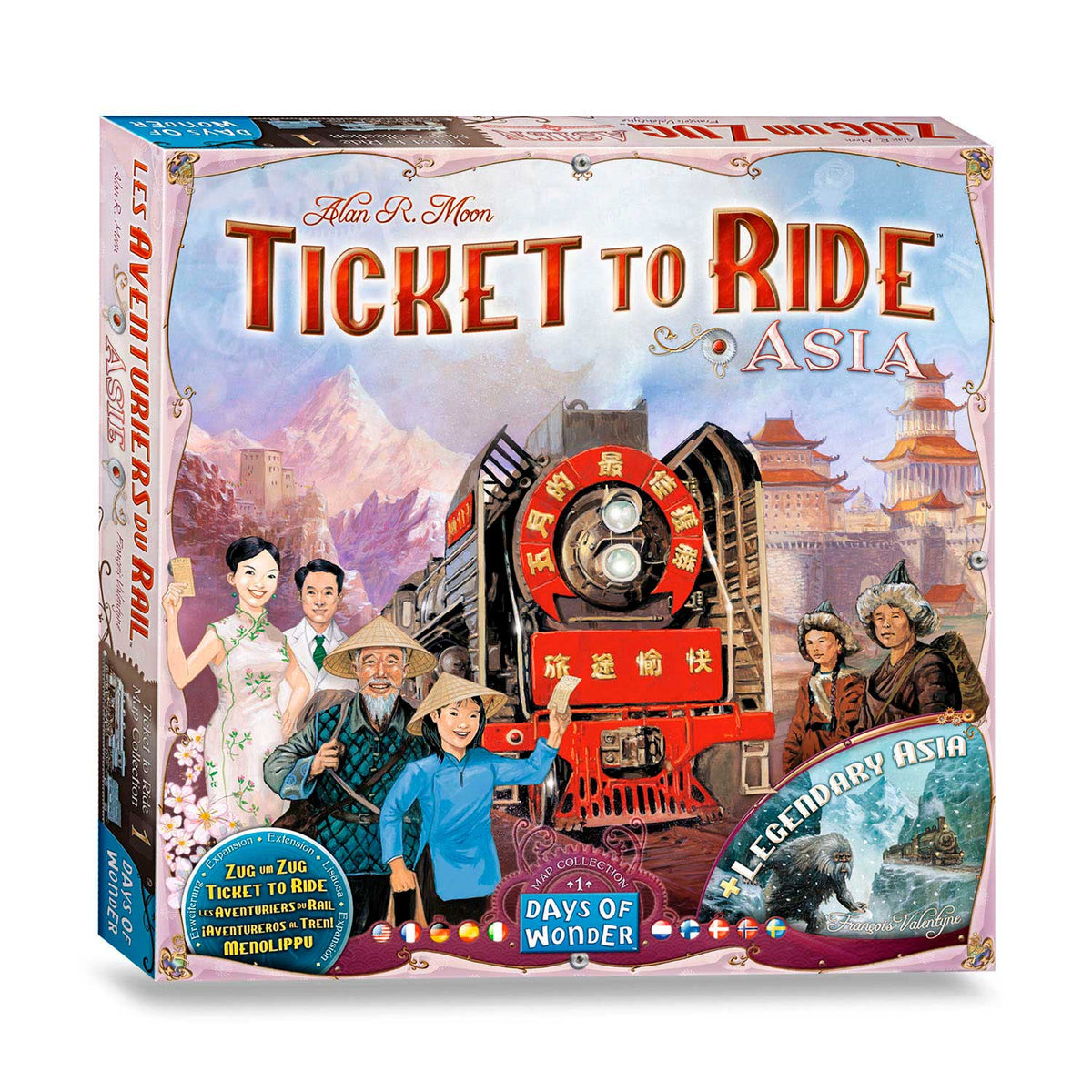 ASMODEE Ticket para montar el juego de mesa de Asia