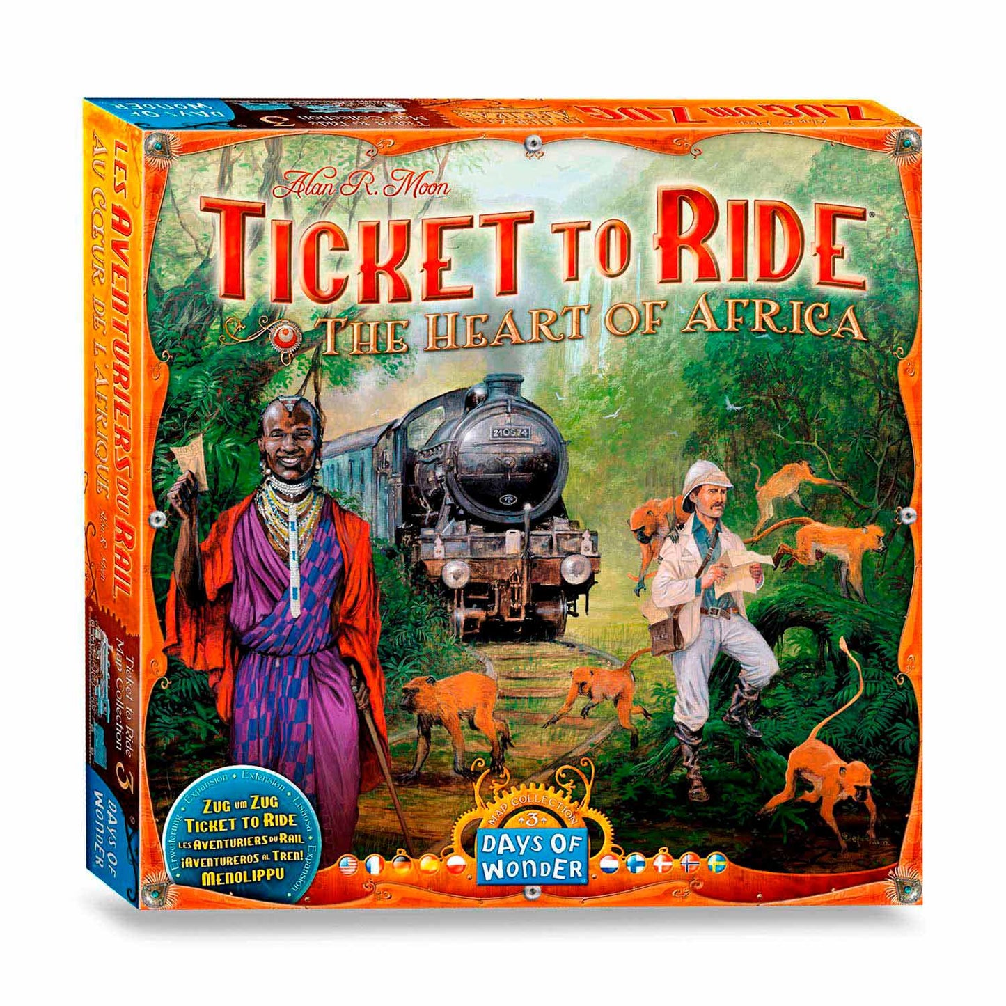 Asmodee Ticket to Ride Africa Game Board Board Board