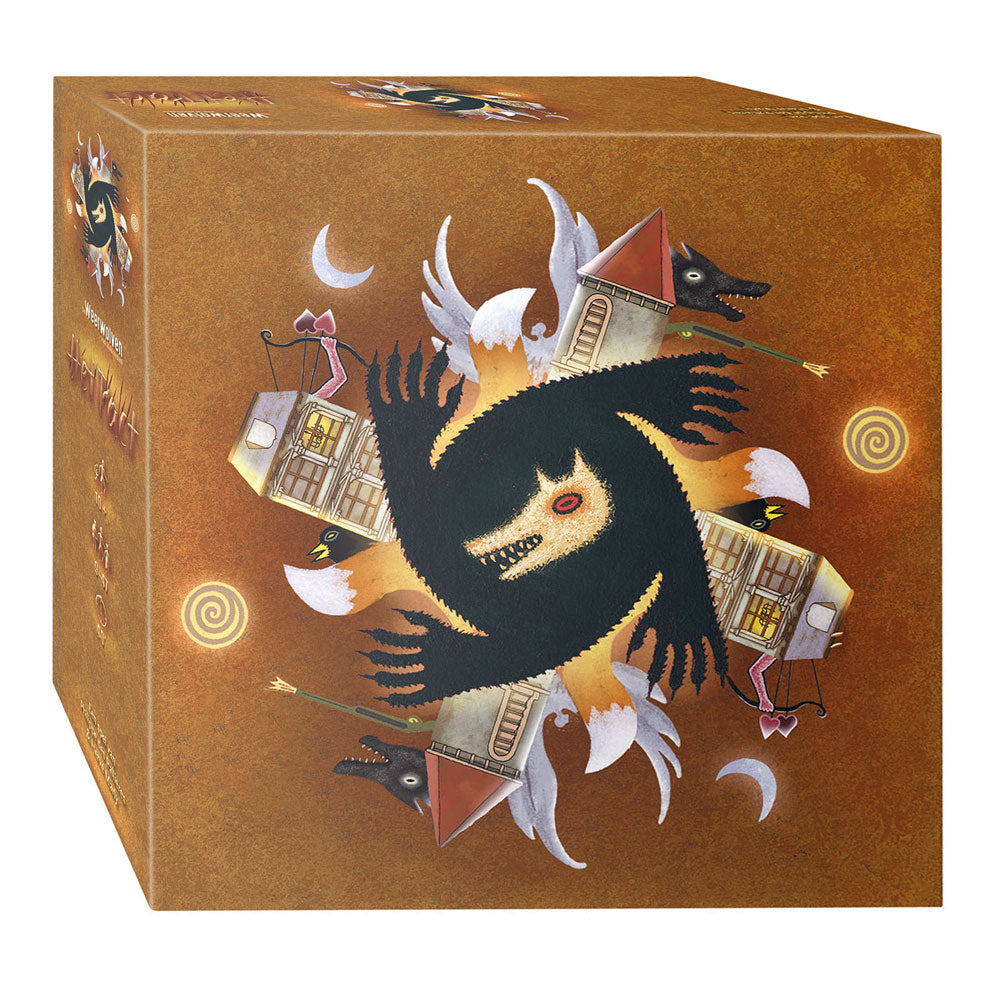 Asmodee de Weerwolves van Wakkerdam El juego de cartas básicas del pacto con 3 extensiones