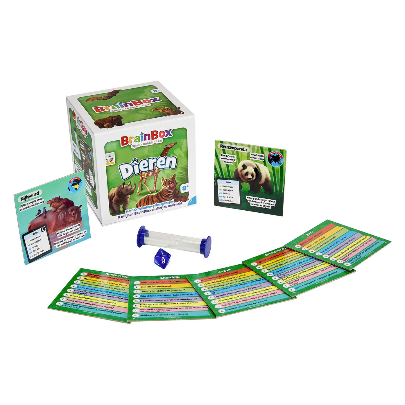 Juego de mesa Asmodee BrainBox Animals