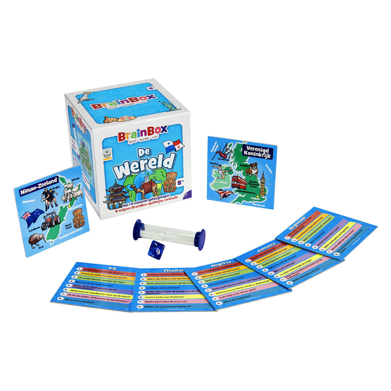 Asmodee Brainbox el juego de mesa mundial