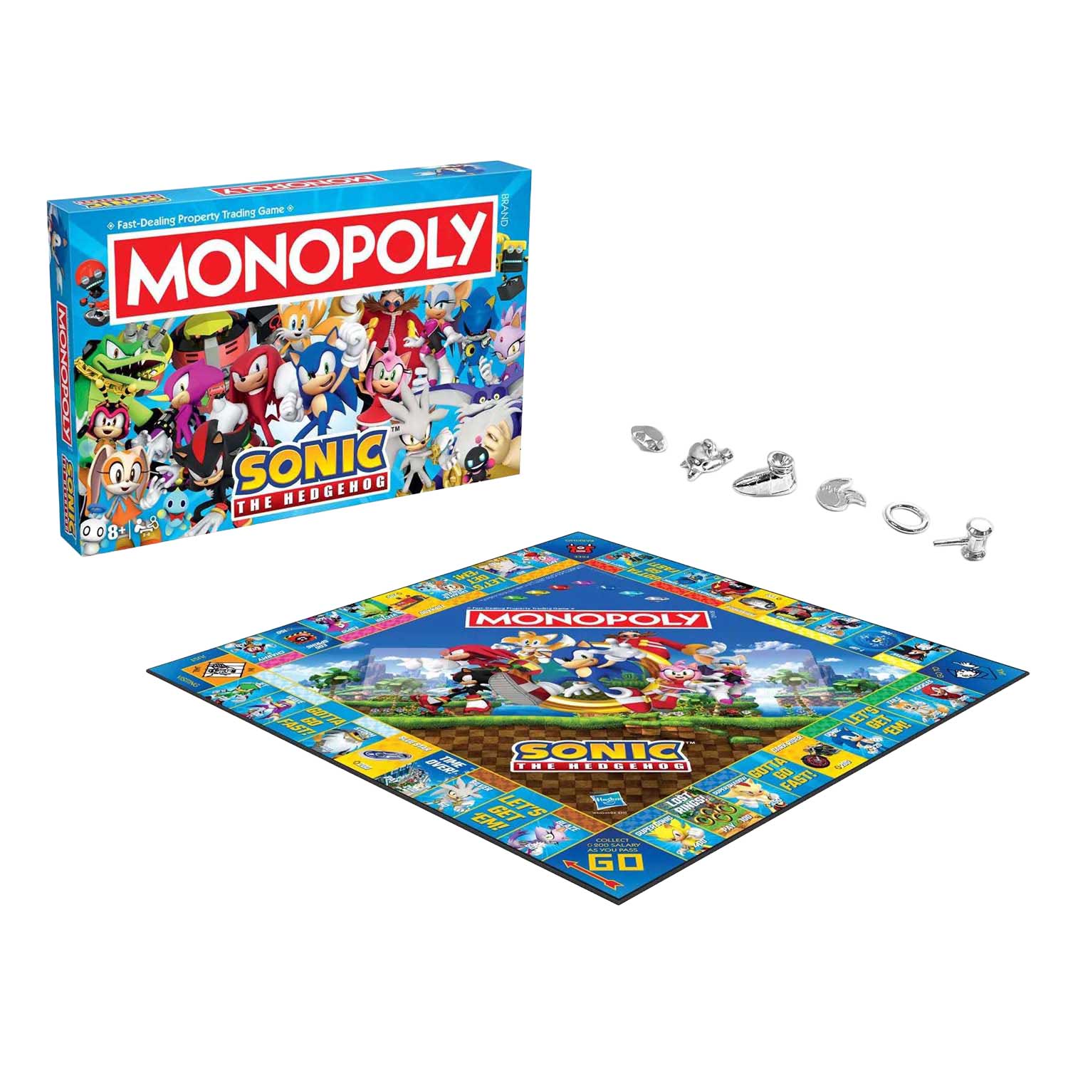 Monopolio de hasbro sonic el erizo
