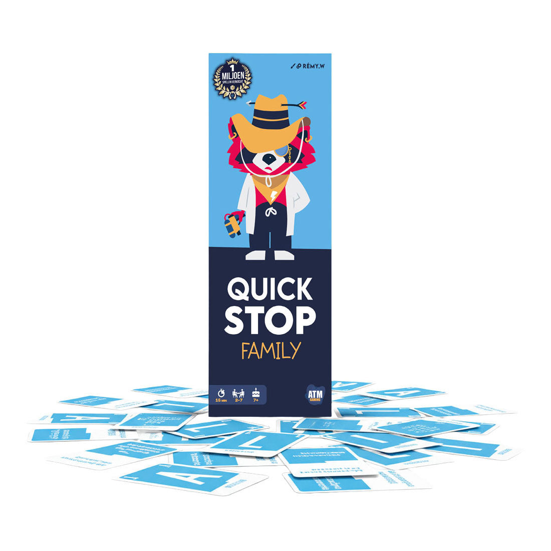Asmodee quickstop family fast card game