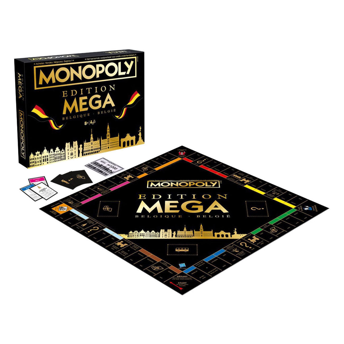 Mega Monopoly Bélgica - juego de mesa