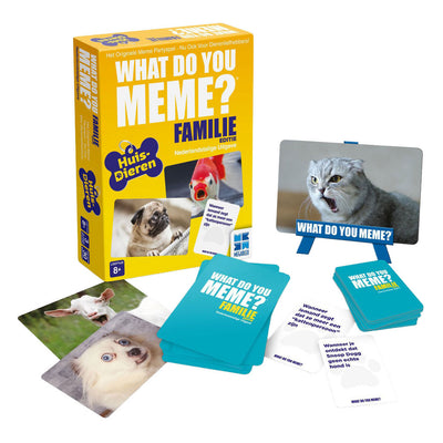 Megableu cosa meme solo animali domestici di famiglia - versione olandese - gioco di carte - gioco di famiglia - gioco di società pieno di umorismo!