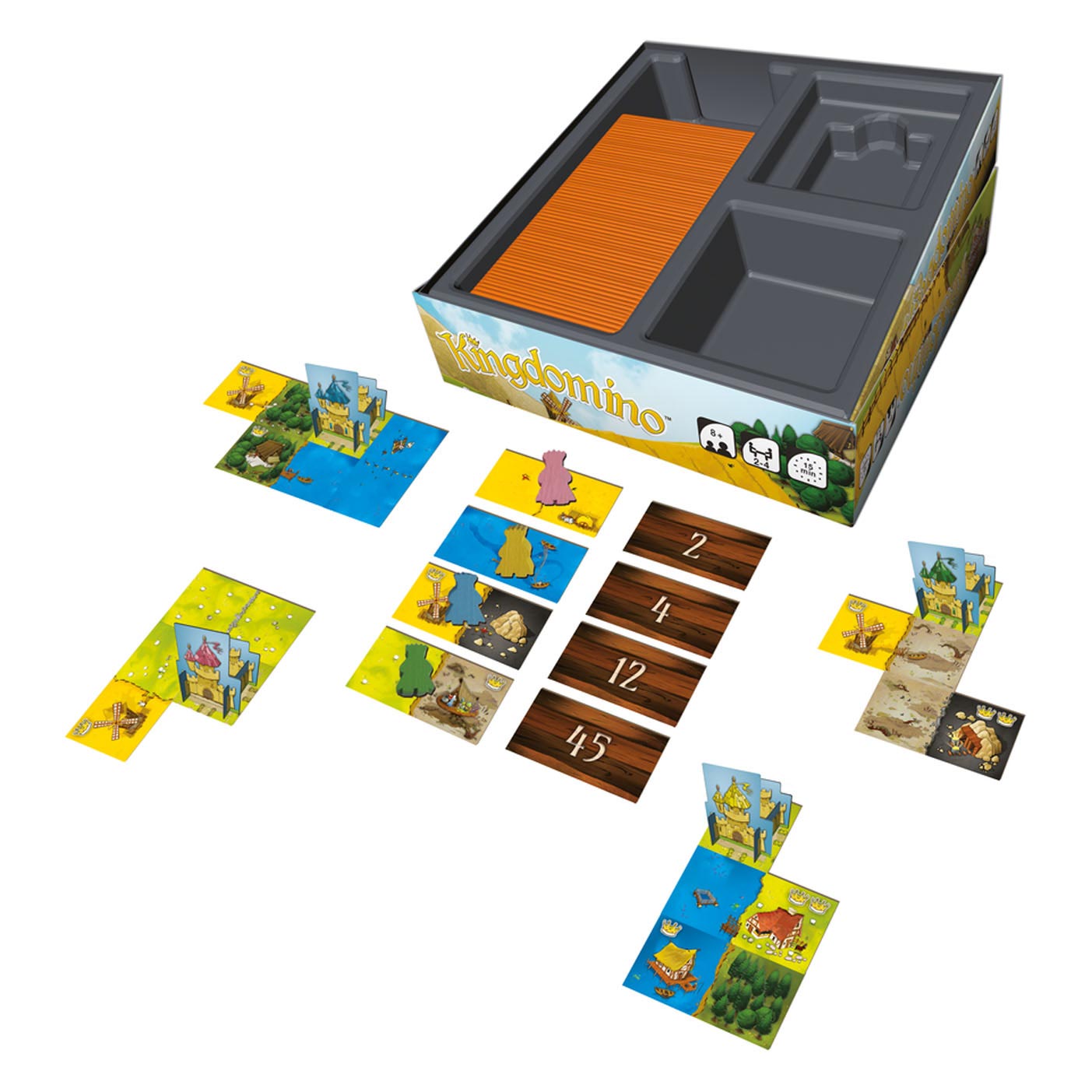 Juego de mesa de gerónimo juegos kingdomino