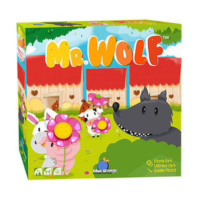 Giochi di Geronimo gioco da tavolo blu arancione Mr. Wolf