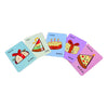 Geronimo games blue orange kaartspel taco hat cake gift pizza
