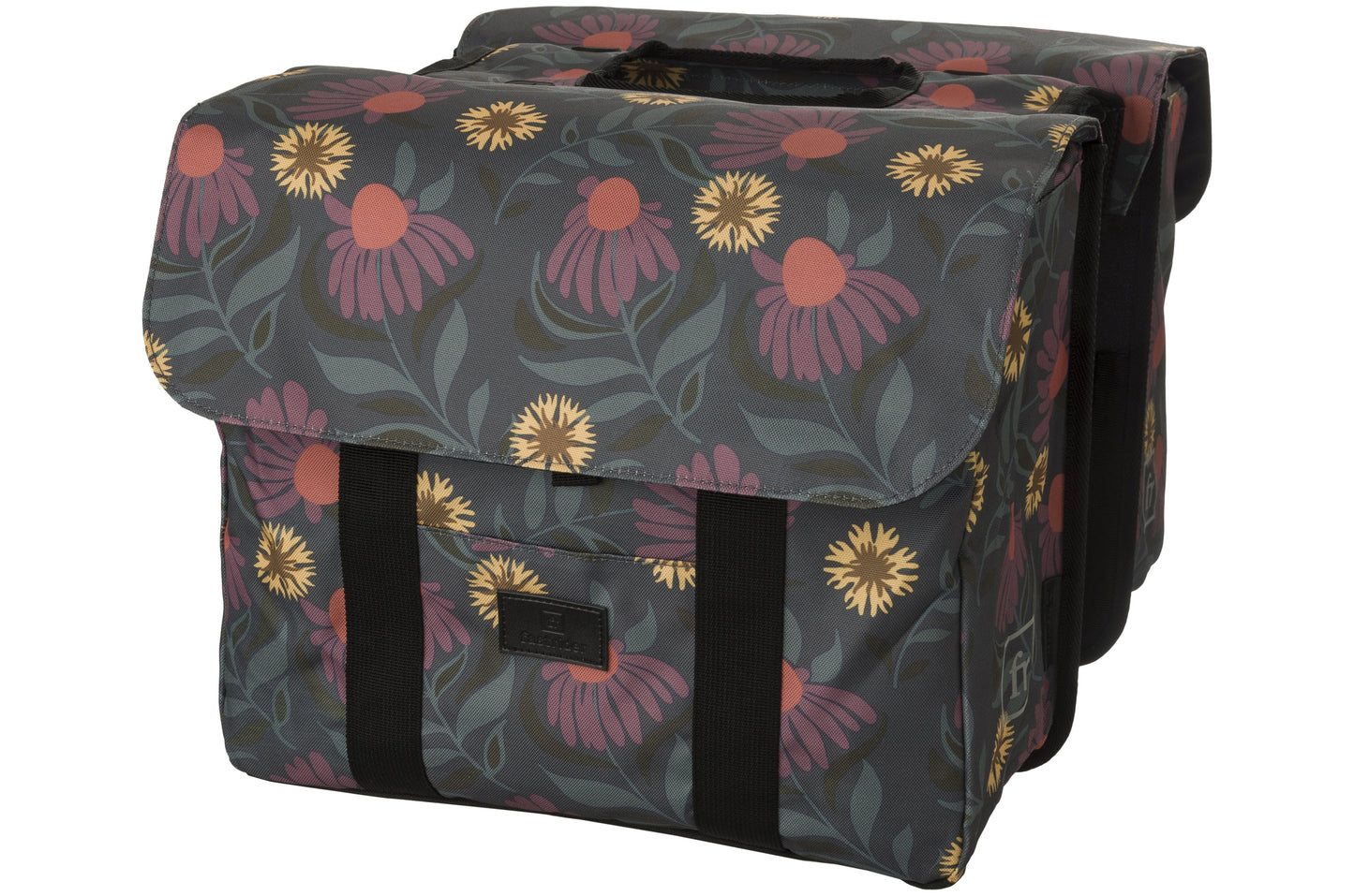 Abi fastrider nyla bolsa doble para bicicleta tendencia lola flor