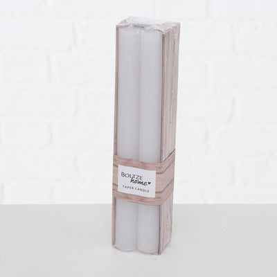 Boltze candela da pranzo domestica Melia 4 pezzi bianco h 20