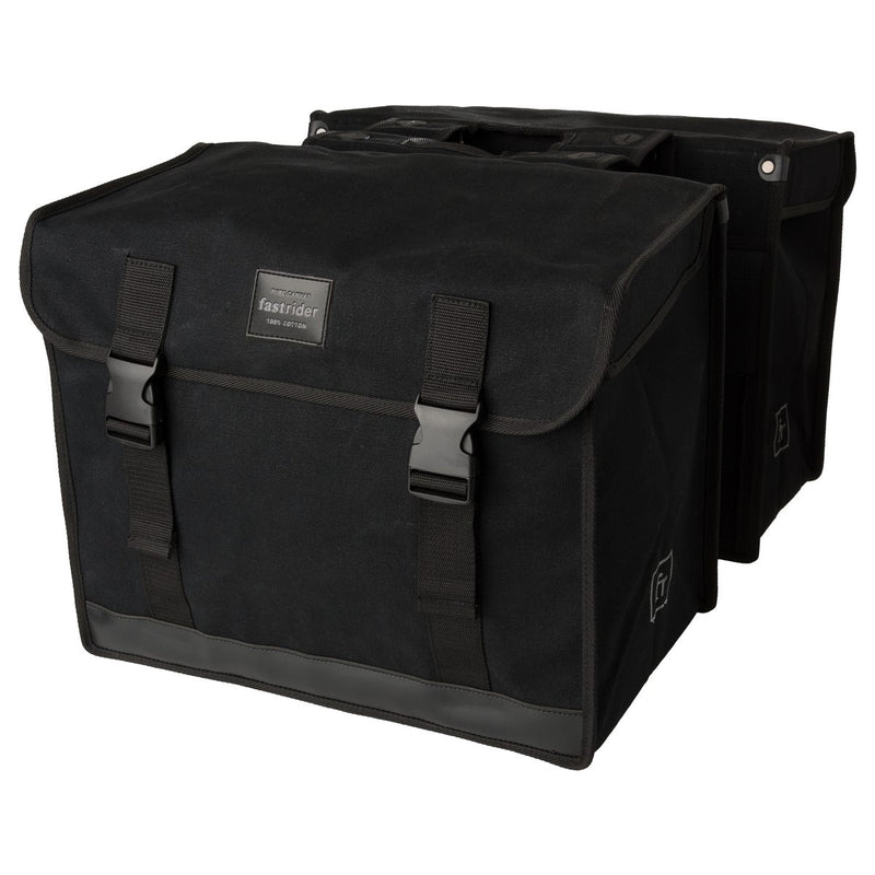 Bolsa de bicicleta doble Fastrider canvas 65l basics