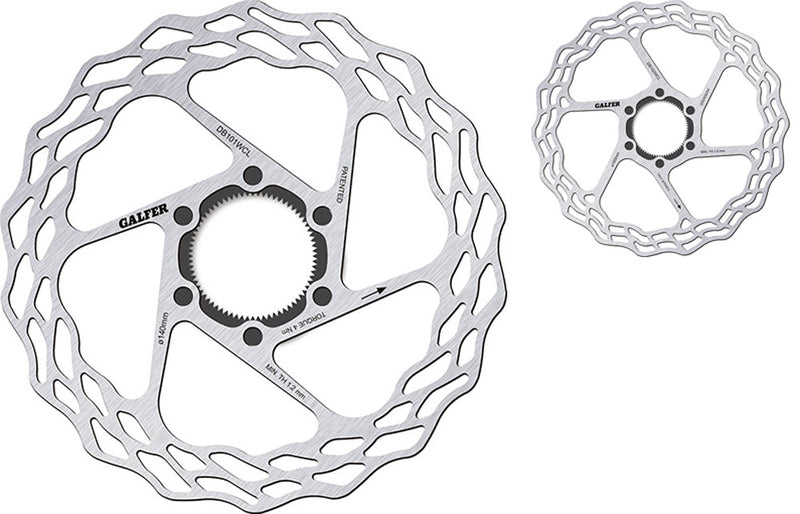 Galfer bike wave® fixed road centerlock disc rotor | 160mm x 1,8mm