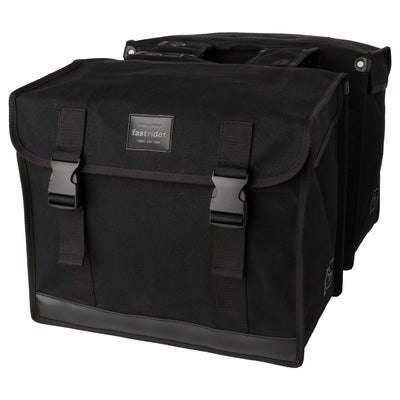 Bolsa de bicicleta doble Fastrider canvas 56l basics
