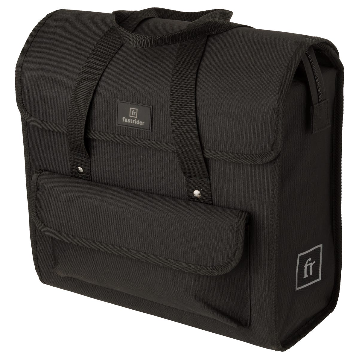 Borsa da bicicletta Hoppe Fastrider Lasse Luxury SR Basics nera