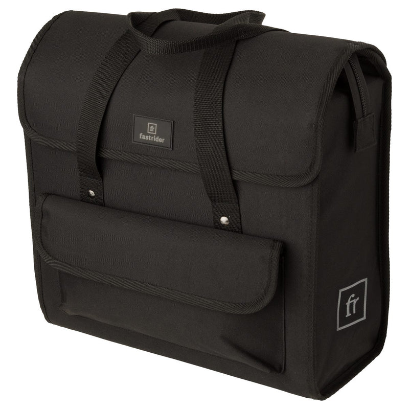 Borsa da bicicletta Hoppe Fastrider Lasse Luxury SR Basics nera