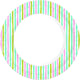 Signs Stripes Multi 22 cm 10 pieces
