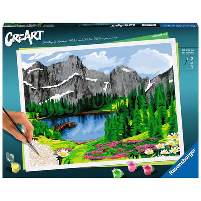 Ravensburger Creart Pintura en Number Mountain View