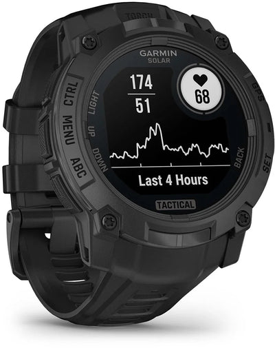 Garmin instinto® 3 solar 50mm edición táctica - Reloj inteligente multideporte con GPS