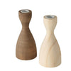 Boltze home kandelaar hout h17cm naturel bruin