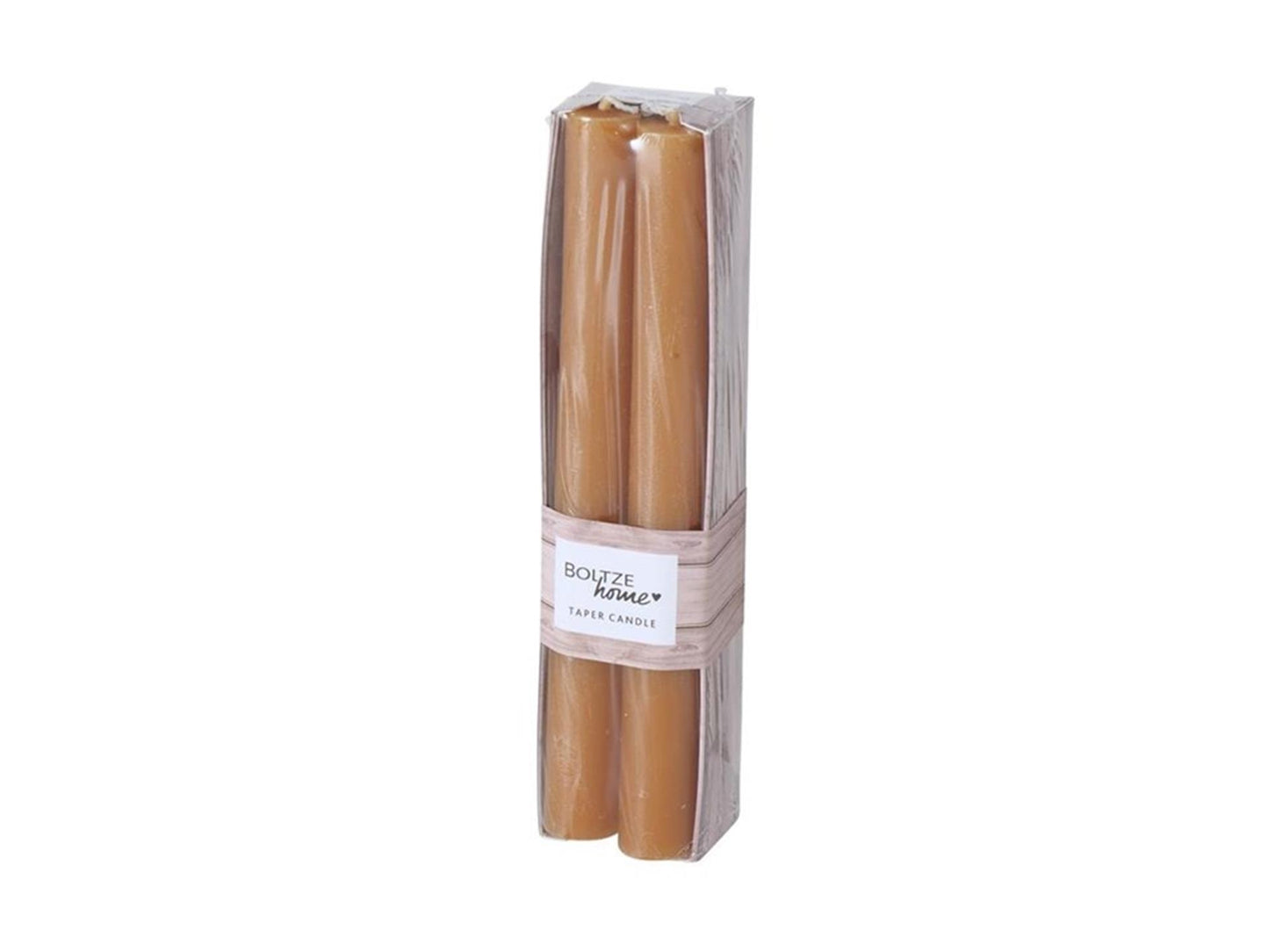 Boltze candela da pranzo casalinga rustica 4 pezzi arancione