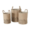 Boltze home mandenset jute 3-delig