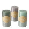 Boltze home vela pilar mariza ø7xh13cm, gris