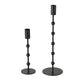 Boltze candeliere domestico in metallo nero 2 pz. h20-30cm