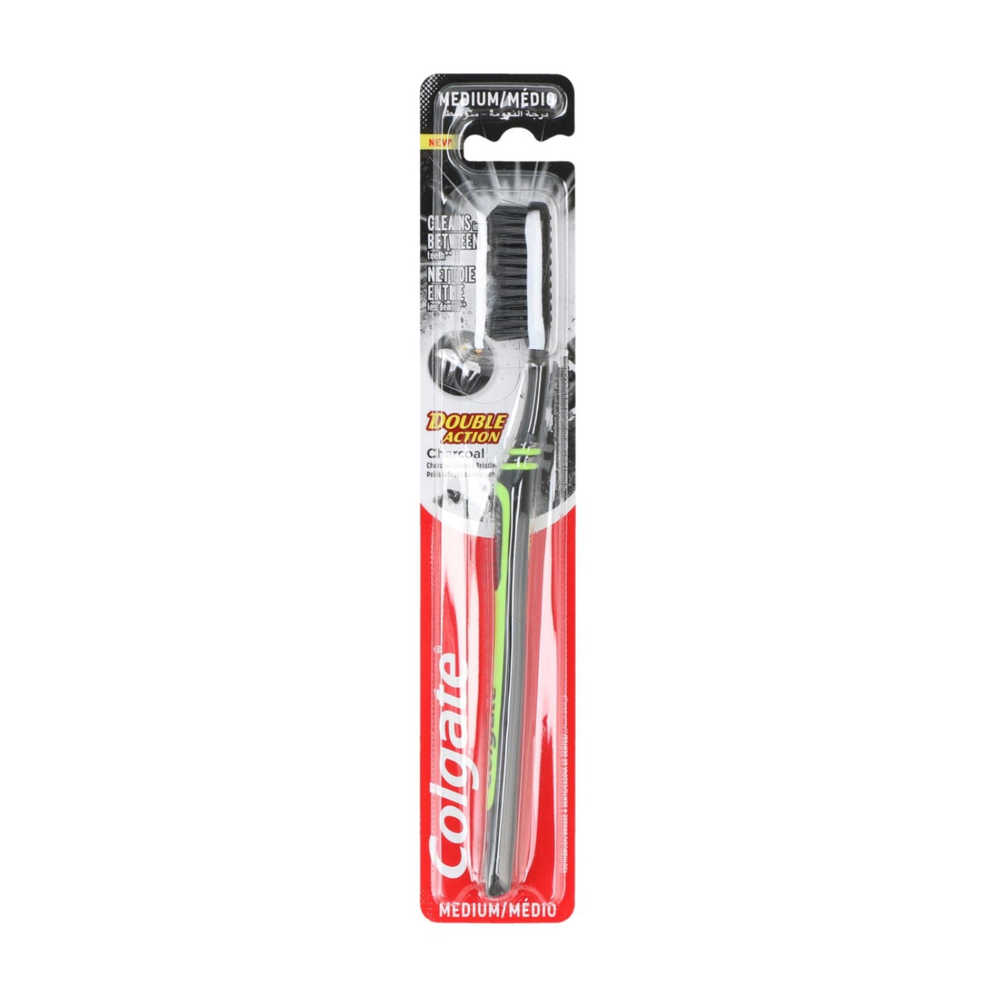 Cepillo de dientes Colgate carbón mediano