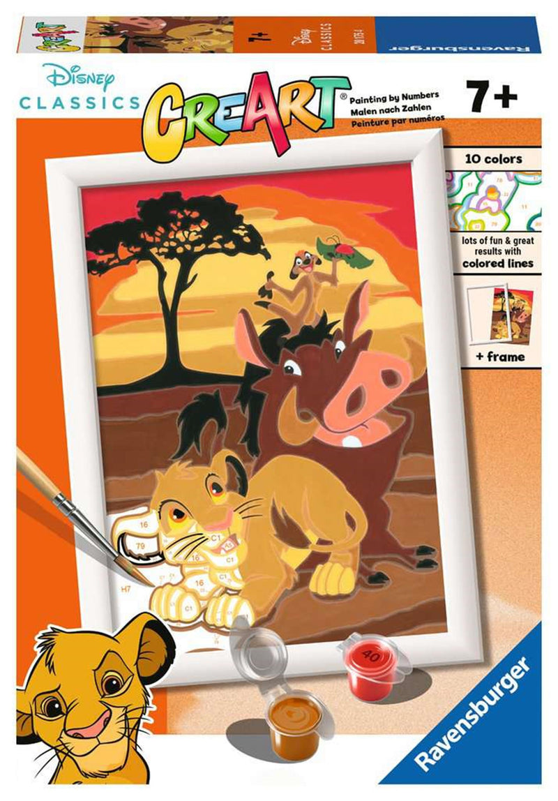 Ravensburger Creart Painting by Song the Lion King