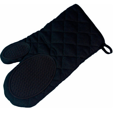 Guanto da forno Wicotex con grip in silicone nero