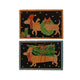 Decoris felpudo perro salchicha fibra de coco largo 60 cm x ancho 40 cm x alto 1,5 cm 2 surtidos