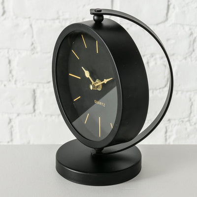 Boltze home reloj de mesa balia metal 16x10xh20cm