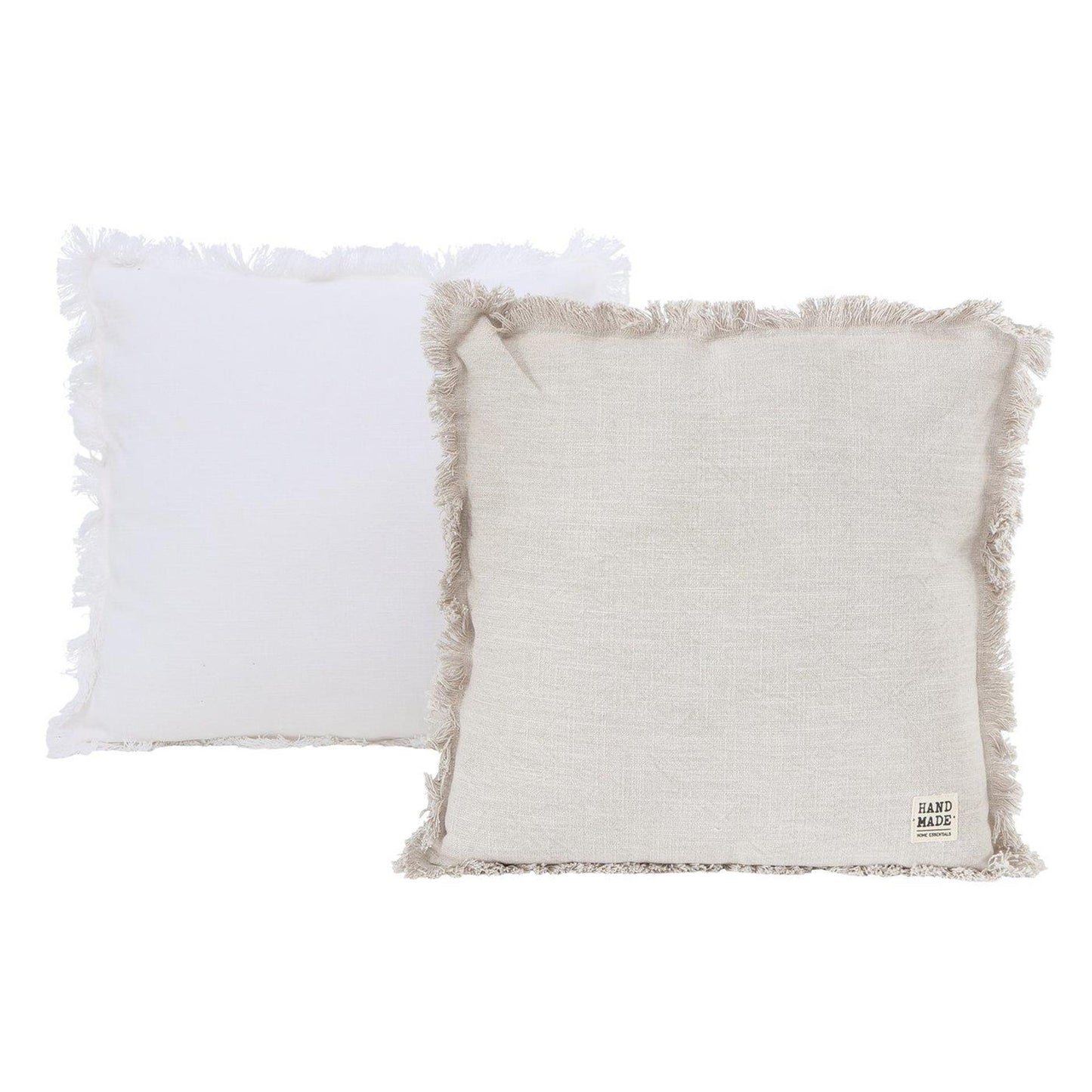Boltze home kussen lenea 45x45cm beige wit 2 assorti