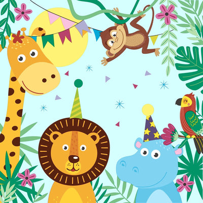 Napkins Party Animals 33x33 cm