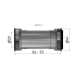Ploadet Elvedes for Sram Dub Press Fitt B86 92 Ø41mm - afbeelding 3