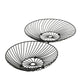 Boltze home ciotola tabea in metallo set da 2 pezzi ø25 28cm
