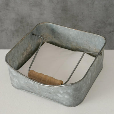 Boltze home servilletero jackson zinc 18x18x7cm