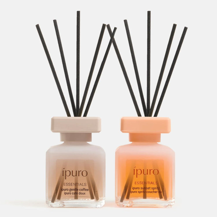 Ipuro fragrance diffuser set gentle coffee sunset spritz 2x50ml
