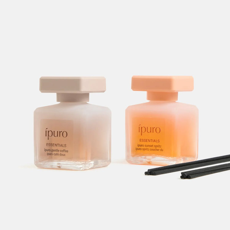 Ipuro fragrance diffuser set gentle coffee sunset spritz 2x50ml