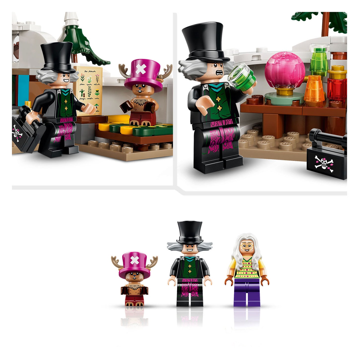 Lego One Piece La Guarida del Dr. Hiriluk Kit de construcción de Piratas para niños 75641