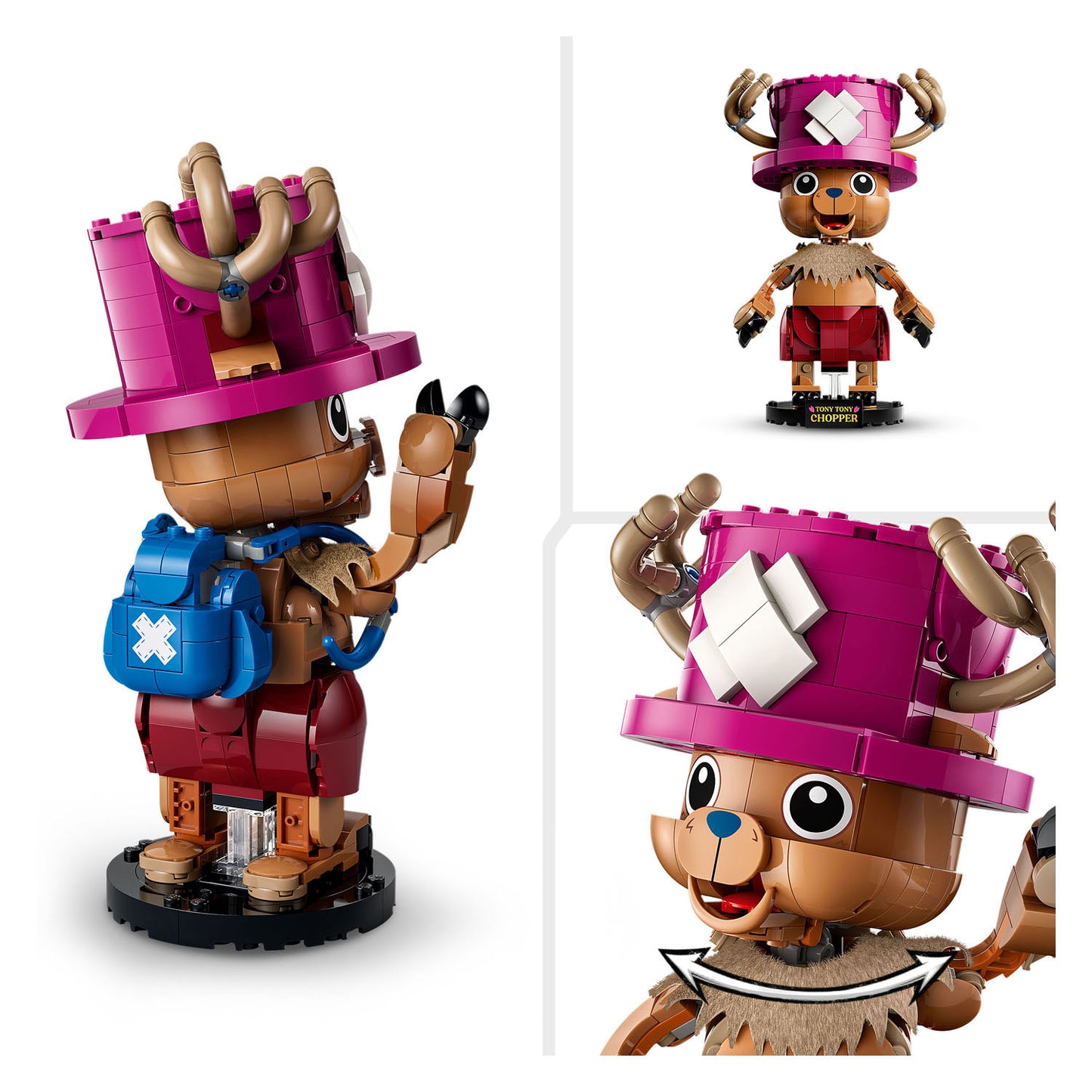 Lego One Piece Tony Tony Chopper One Piece Merch, giocattoli pirata per bambini 75643